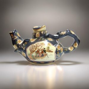 An Enlightening Boat Ride Porcelain Teapot