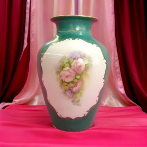 Blossoming Peony Porcelain Vase