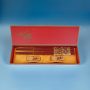 Enflowered Orchids – Two Pairs of Blue Porcelain Chopsticks Gift Set