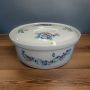 Flowery Blossoms White Cooking Pot