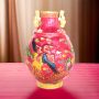 Great Abundance Pink Phoenix Vase