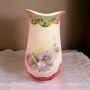 Lucky Bamboo Blossoms Small Porcelain Vase