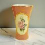Lucky Bamboo Peony Porcelain Vase