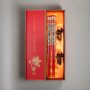 Mandarin Ducks – Two Pairs of Red Porcelain Chopsticks Gift Set