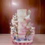 Playful Pandas and Birds Gu Chi Porcelain Vase