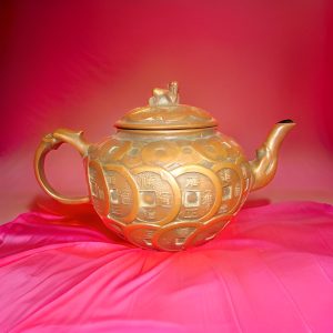 Ancient Chinese Coins Copper Teapot