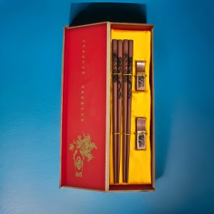 Dragons Story – Two Pairs of Wooden Chopsticks Gift Set