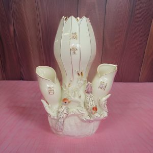 Happy Family Gu Chi Porcelain Vase