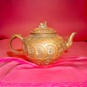 Ancient Chinese Coins Copper Teapot