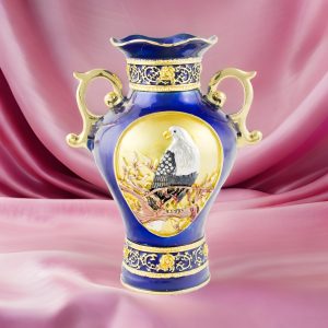 Eagle's Nest Small Cloisonne JingTaiLan Vase