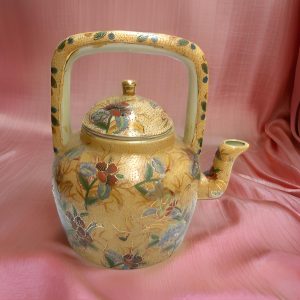 Flowery Forest Hand-Painted Porcelain Teapot