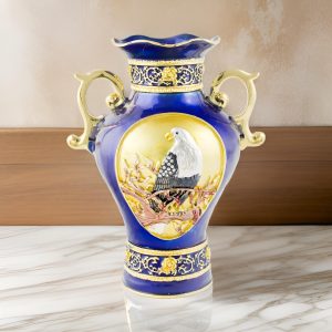 Eagle's Nest Small Cloisonne JingTaiLan Vase