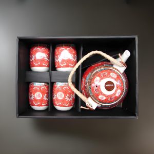Longevity Symbol Chinese-Style Tea Set