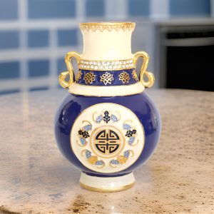 Bats of Abundance Small Cloisonne Vase