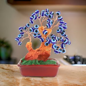 Evil Eye Protection Gemstone Tree