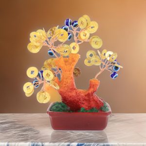 Evil Eye & Money Protection & Wealth Crystal Tree