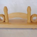 Classic Wooden Holder for Displaying Hand Fans