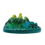 Calming Wildlife Elephant and Rhino Figurine