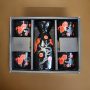 Auspicious Plum Forest Sake Set, One Flask Four Cups