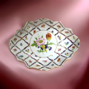 Happy Flowering Porcelain Plate - MyFengShuiShop