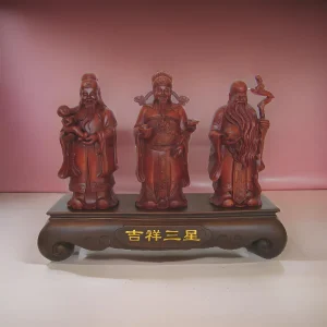 Blessed Chinese Three Gods for Prosperity and Health (1)