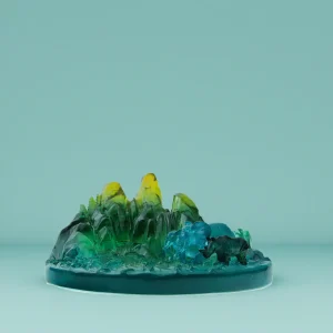 Calming Wildlife Elephant and Rhino Figurine (7)