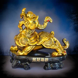 Celestial Guardian Wealth Pi Yao Statue (11)