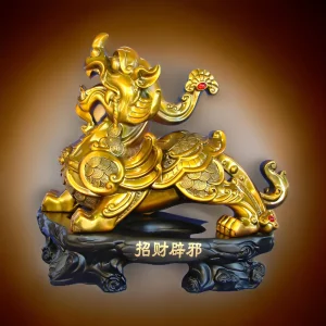 Celestial Guardian Wealth Pi Yao Statue (14)