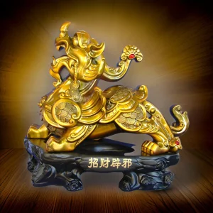 Celestial Guardian Wealth Pi Yao Statue (5)