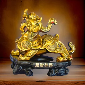 Celestial Guardian Wealth Pi Yao Statue (7)
