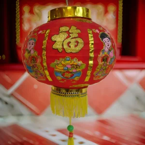Charming Chinese Red Lantern for Prosperity (4)