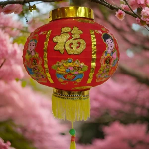Charming Chinese Red Lantern for Prosperity (7)