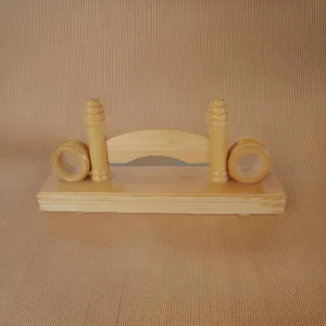 Classic Wooden Holder for Displaying Hand Fans (1)
